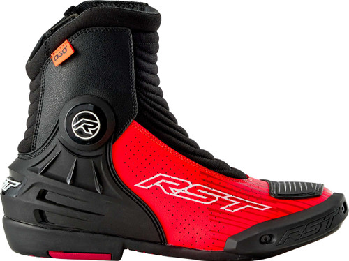 Rst 103697F.RED-44 Rst Tractech Evo D3O Short Boot Black/Flo Red 11 103697F.Red-44