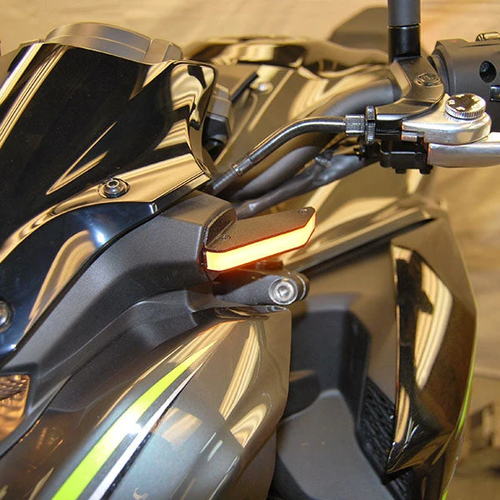 New Rage Cycles Z900-FB-20-L New Rage Cycles Front Led Turn Signals With Load Eq Kaw Z900-Fb-20-L