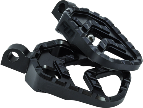 Flo Motorsports Savage Series Footpegs Black V-800Blk
