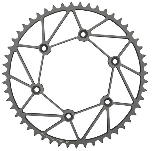 Dirt Tricks KX-52-RAW Dirt Tricks Rear Sprocket Chromoly 52T-520 Raw Kaw Kx-52-Raw