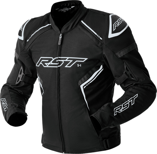 Rst 103629BLK-16 Rst S1 D3O Textile Ladies Jacket Black Xl 103629Blk-16
