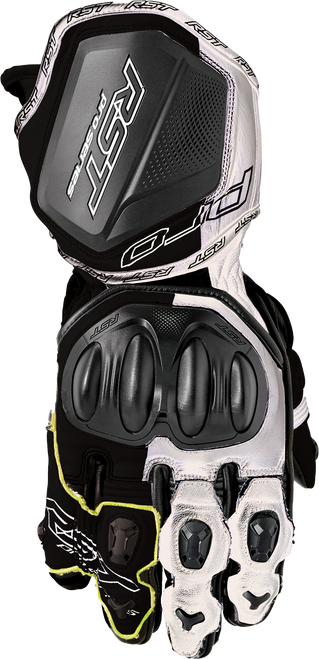 Rst 103715WHI-11 Rst Pro Series Gp D3O Gloves Black/White Leather Xl 103715Whi-11