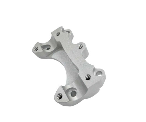 Helibars HR06188-RB Helibars Handlebar Risers Silver W/Ram Ball Tri Hr06188-Rb