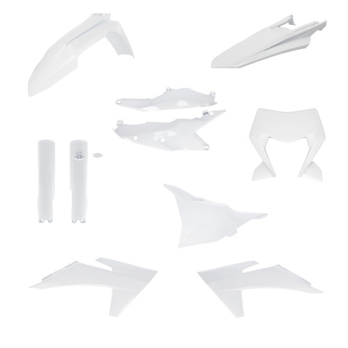 Acerbis Plastic Kit- Full Ktm White 2986550002