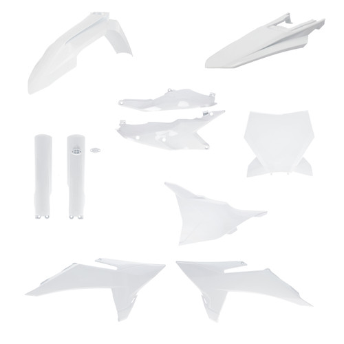 Acerbis Plastic Kit- Full Ktm White 2986810002
