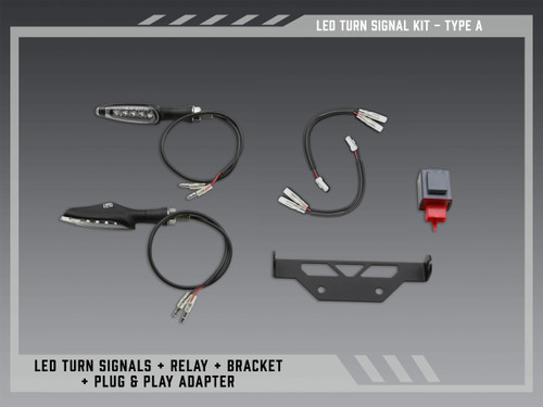 Yoshimura 075BG-STD-A-K Yoshimura Fe V2 Stnd Led Turn Sig Kit A 075Bg-Std-A-K