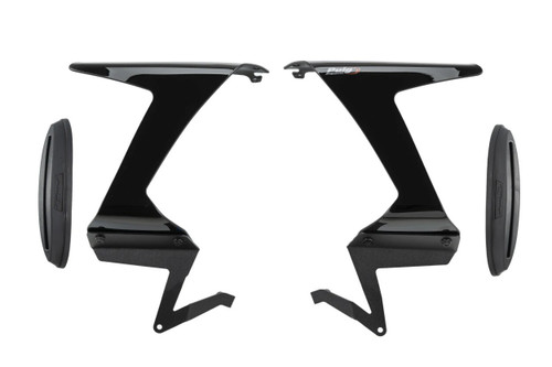 Puig Race Side Spoilers Black Kaw 21858N