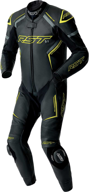 Rst 103604F.YEL-50 Rst S1 D3O Suit Blk/Gry/Flo Yel Leather 3X 103604F.Yel-50