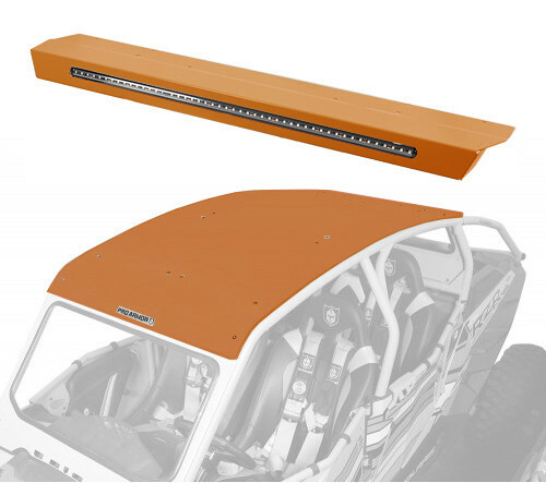 Pro Armor Asylum Rear Wing W/ Lightbar Orange Rust Metallic P144R123Orm