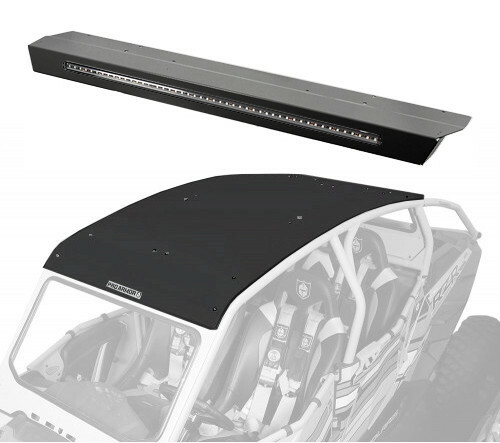 Pro Armor Asylum Rear Wing W/ Lightbar Solar Black P144R123Slr