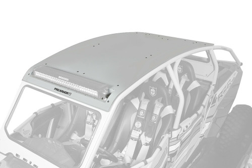 Pro Armor Asylum Roof W/Light Bar Pocket Sparkle Silver Metallic P144R121Ssm
