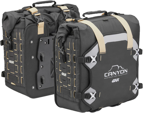 Givi Canyon Adv Saddlebags 35L Ea Black Grt709B