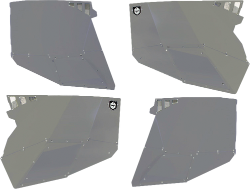 Pro Armor Stealth Door Alluminum Skins Titanium Matte Metallic Pol P144228Tmm