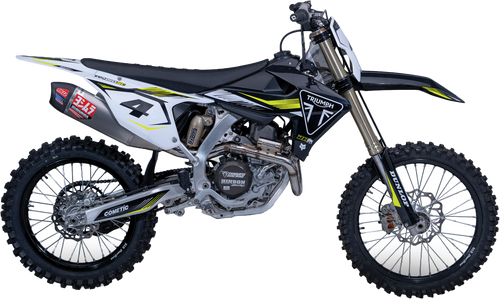 Yoshimura 274500S320 Yoshimura Rs-12 Exhaust System Triumph Tf450 274500S320