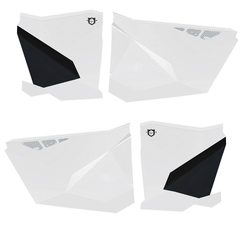 Pro Armor Traditional Half Doors White P1910D003Wh