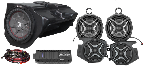 Ssv Works 220-RZ34-Q5XARC Ssv Works 5 Speaker Plug And Play Kit W/ 8" Cage Pods Ride Command 220-Rz34-Q5Xarc