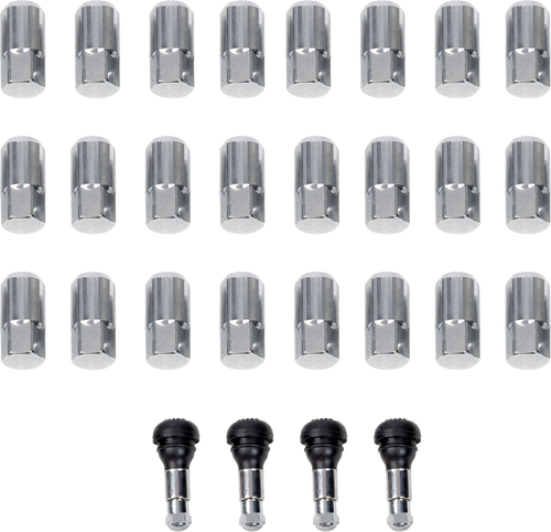 MOOSE OFFROAD SP300MO207-24 Moose Offroad Lugnut 12X1.50 Chrome -24Pk Sp300Mo207-24