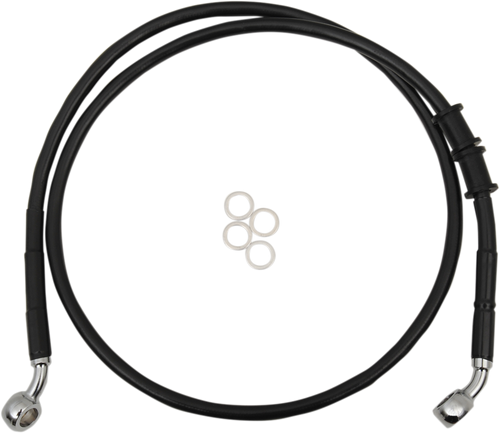 DRAG SPECIALTIES 1741-5403 Drag Specialties Frt Brake Line Xl Bk +4 1741-5403