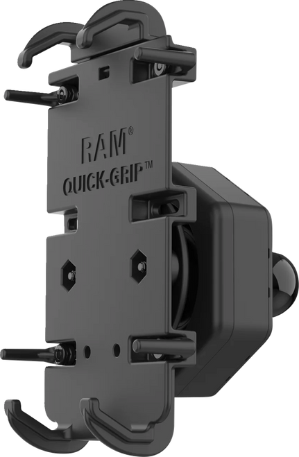 RAM MOUNTS RAM-HOL-PD4-462B Ram Mounts Kit Quick Grip With Vibe Safe And Adapter Ram-Hol-Pd4-462B