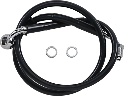 DRAG SPECIALTIES 1741-5822 Drag Specialties Line Brk 18- Sftl Blk +8 1741-5822