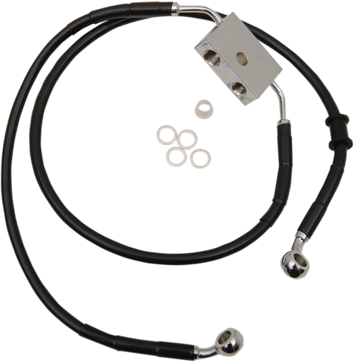 DRAG SPECIALTIES 1741-5321 Drag Specialties Frt Brake Line Xl Bk +6 1741-5321