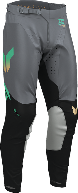 THOR 2901-12350 Thor Pant Launchmode-Vent Raptor Blk/Char 32 2901-12350