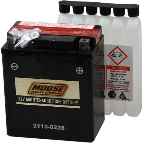 Moose Utility Agm Battery - Ytx7L-Bs Mtx7L-Bs
