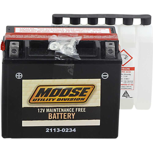 MOOSE UTILITY MTX12BS Moose Utility Agm Battery - Ytx12-Bs Mtx12-Bs