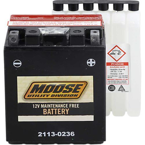 MOOSE UTILITY MTX14AHLBS Moose Utility Agm Battery - Ytx14Ahl-Bs Mtx14Ahl-Bs