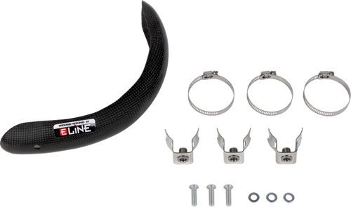 MOOSE OFFROAD SHS30025 Moose Offroad Carbon Fiber Heat Shield - Sherco Shs30025