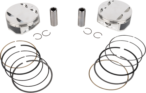 Je Pistons Piston Kit Hd M8 108 4.075 Bore 4.500 Stroke 11.5:1 398733