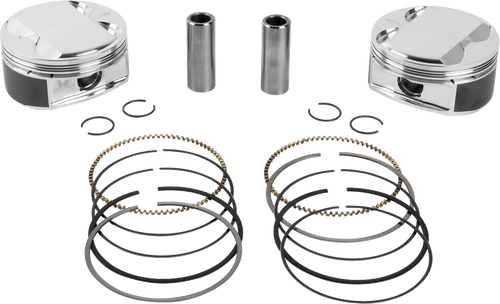 JE PISTONS 398760 Je Pistons Piston Kit Hd M8 108 4.075 Bore 4.500 Stroke 12:1 398760