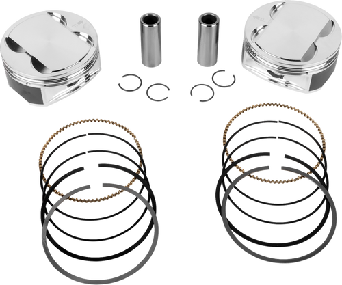 JE PISTONS 399162 Je Pistons Piston Kit Hd M8 108 4.255 Bore 4.500 Stroke 12:1 399162