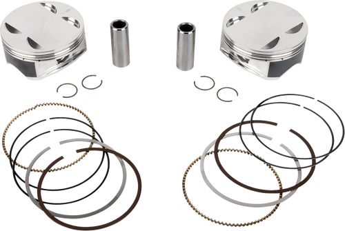 Je Pistons Piston Kit Hd M8 108 4.320 Bore 4.500 Stroke 12:1 399164