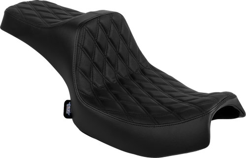 Drag Specialties Seats Seat Pred.3 2-Up Dd Blk Vinyl 20-25 Challenger 25 Chieftain 0810-2466