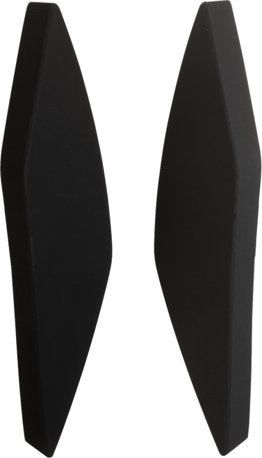 ICON 0133-1709 Icon Side Covers Ultraflite Rubatone Black 0133-1709