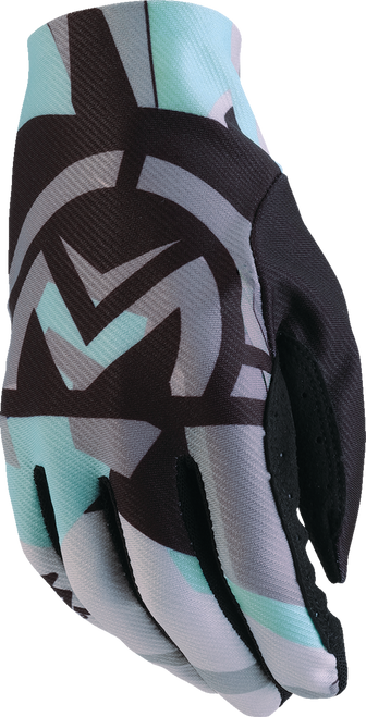 Moose Offroad Glove Mx2 Black/Teal Lg 3330-7959