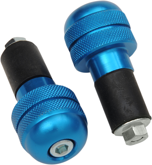 K&S Technologies Anti-Vibratn Bar End Blu 15-6001