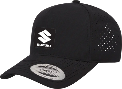 FACTORY EFFEX 29-86402 Factory Effex Hat Suzuki Performance Snapback Black 29-86402