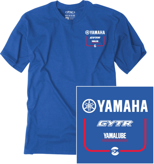 Factory Effex Tee Yamaha Upshift Royal Lg 29-87234