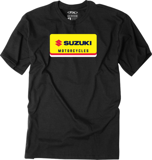 Factory Effex Tee Suzuki Nova Black Md 29-87412