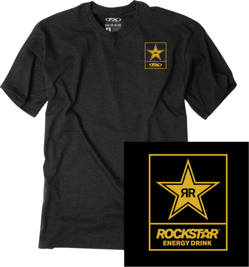 FACTORY EFFEX 29-87616 Factory Effex Tee Rockstar Lockup Black Xl 29-87616