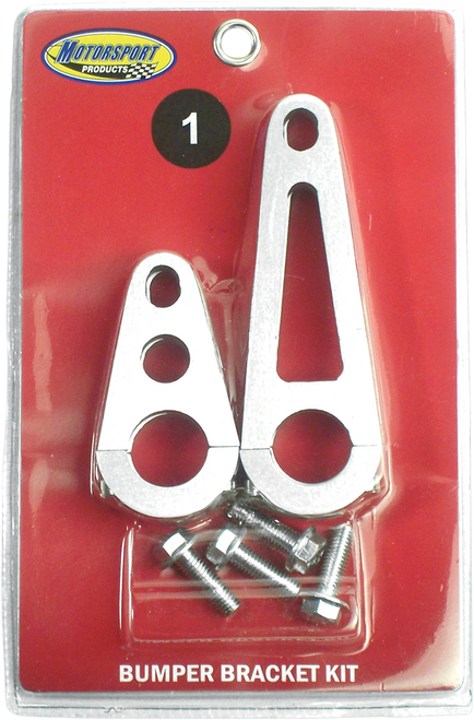 MOTORSPORT PRODUCTS 80-9101 Motorsport Products Bracket Kit, Bumper Red 80-9101