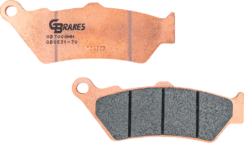 Gbrakes Brake Pad Hh Sintered Gb0531-70 Gb0531-70