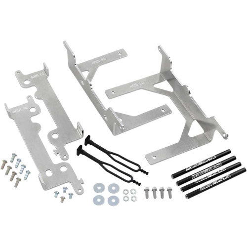 MOOSE RACING 114018 Moose Racing Radiator Braces - Silver - Beta 11-4018