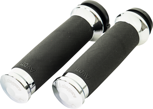 LA CHOPPERS LA-7493-00 La Choppers Grips County Line Tbw Chrome La-7493-00