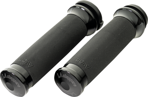 La Choppers Grips County Line Tbw Black La-7493-00B