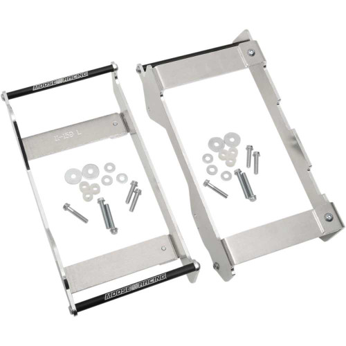 MOOSE RACING 11159 Moose Racing Radiator Braces - Silver - Yamaha 11-159