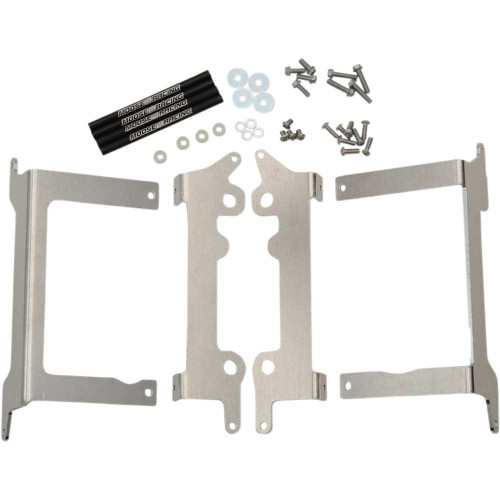 MOOSE RACING 11402 Moose Racing Radiator Braces - Silver - Beta 11-402