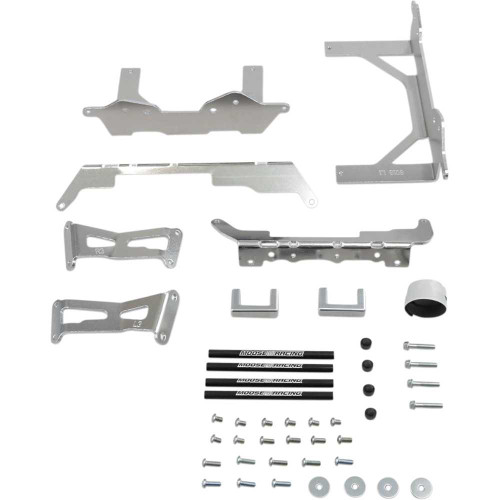 MOOSE RACING 118018 Moose Racing Radiator Braces - Silver - Kawasaki 11-8018
